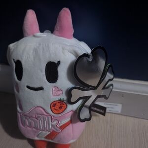 Tokidoki Milk Plush Toy - White and Pink